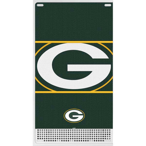 NFL Green Bay Packers Zone Block Xbox Series S Console Skin